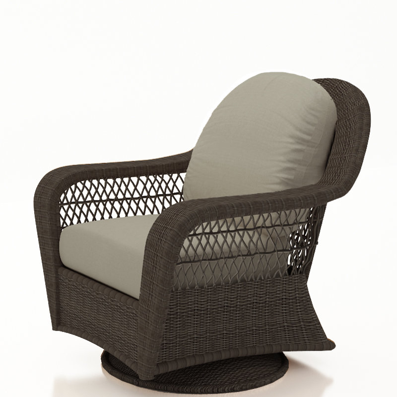 Forever Patio Catalina Swivel Patio Chair with Sunbrella Cushions Wayfair